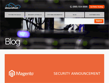 Tablet Screenshot of blog.eboundhost.com